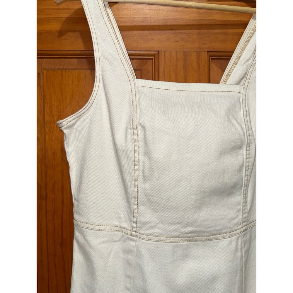 Love Fire Los Angeles Ecru Denim Mini Dress XXL New With Tags - Picture 3 of 9